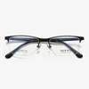 C8622 53-17-145 Semi Rimless Business Anti Magnetic Glasses