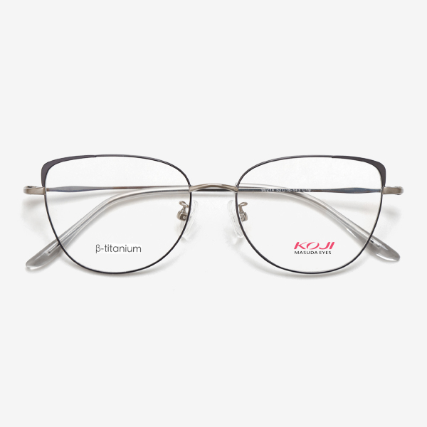 KOJI 90214 52-16-143 Women's Cat Eye β-Titanium Glasses Frame OEM