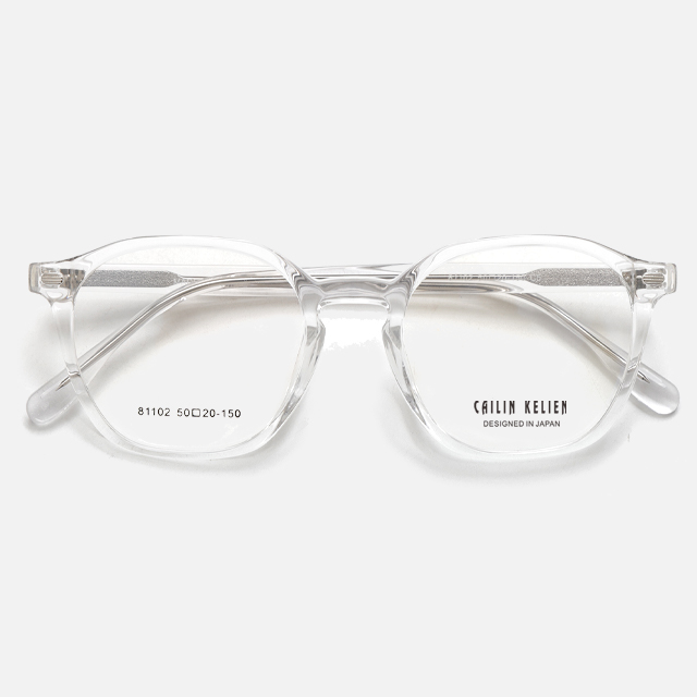 CAILIN KELIEN 81 Series Keyhole Navy Blue Acetate Unique Optical Frame - 81102