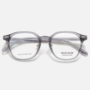 CAILIN KELIEN 81 Series Oval Translucent Amber Acetate Trendy Optical Frame - 81113