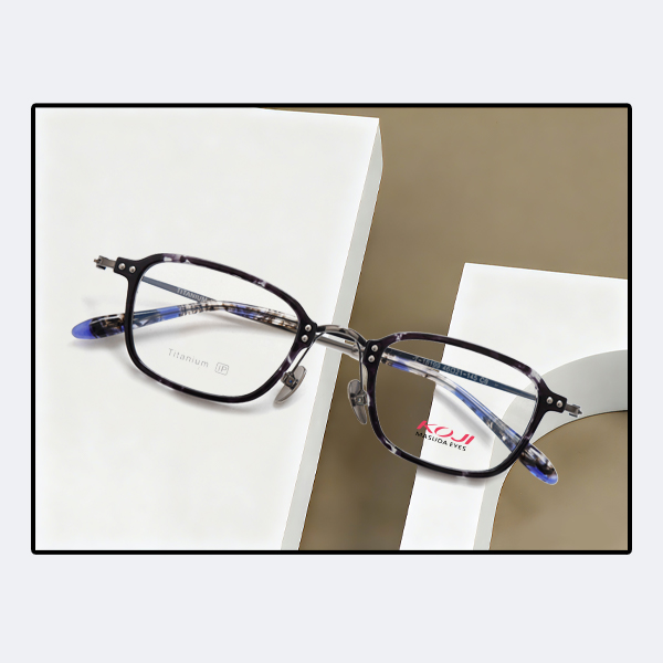KOJI T-18199 46-21-145 Titanium Rim Optical Glasses Frame OEM ODM