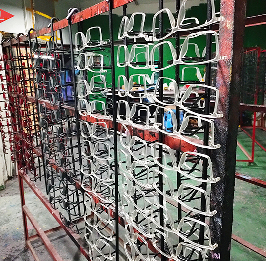 Sports eyeglass Frames production