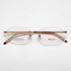 KOJI MJ2523 53-17-145 Titanium Rimless Optical Glasses Frame OEM ODM