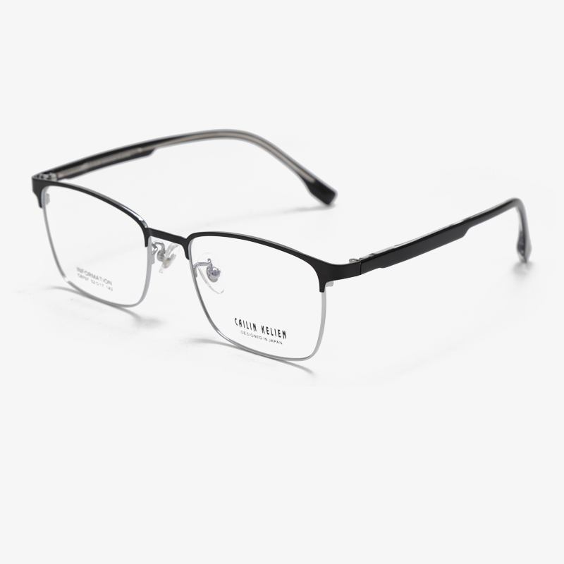 C8707 52-17-142 Non-Magnetic Metal Full Rim Business Casual Men Eyeglasses Frame