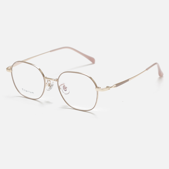 Koji Masuda 70125 49-18-142 Women Titanium Glasses Frame with Laser Logo