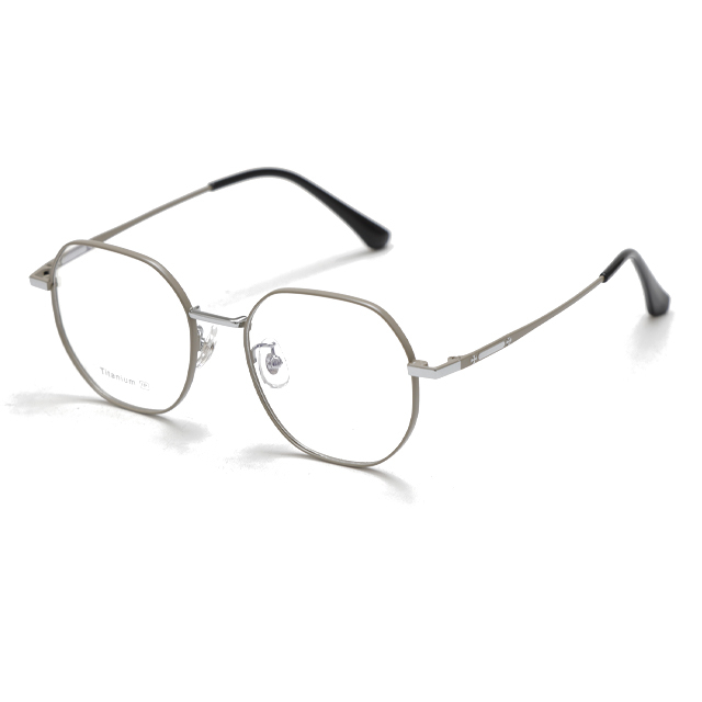 MOODISH MO7657 51-18-145 Retro β-Titanium Glasses Frame IP Two-Tone Plating