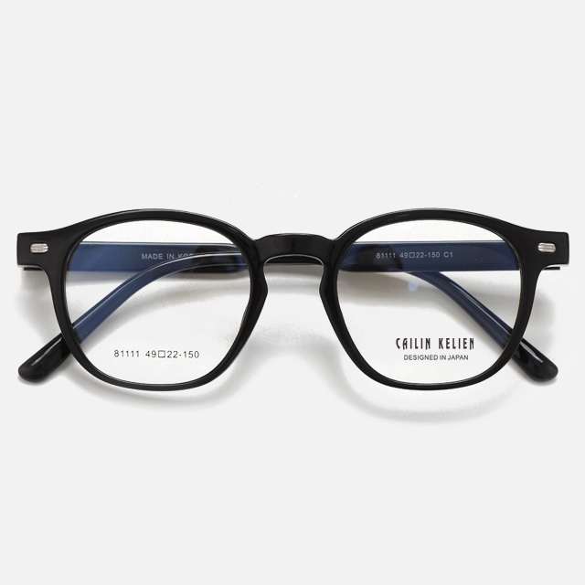 CAILIN KELIEN 81 Series Geometric Crystal Pink Acetate Fashion Optical Frame - 81111