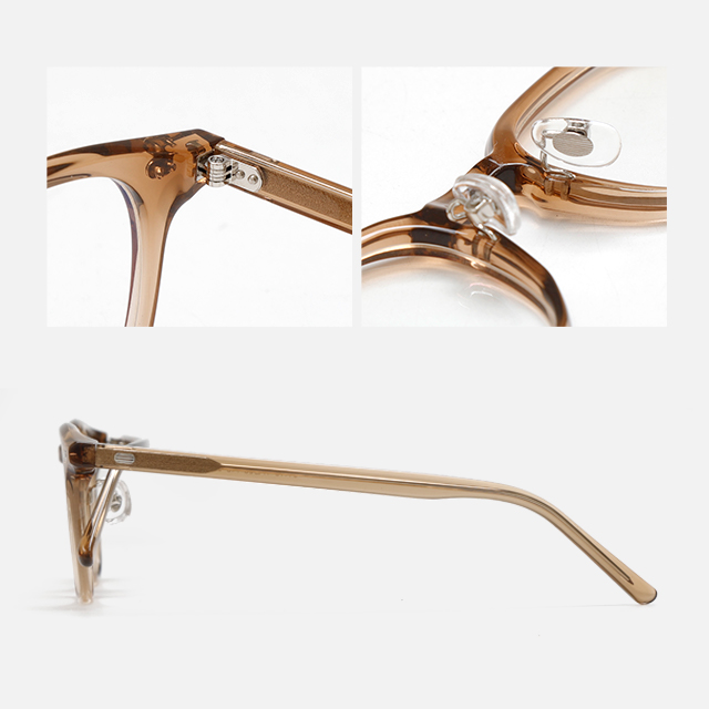 CAILN KELIEN 81 Series Rectangle Black Acetate Designer Optical Frame - 81116