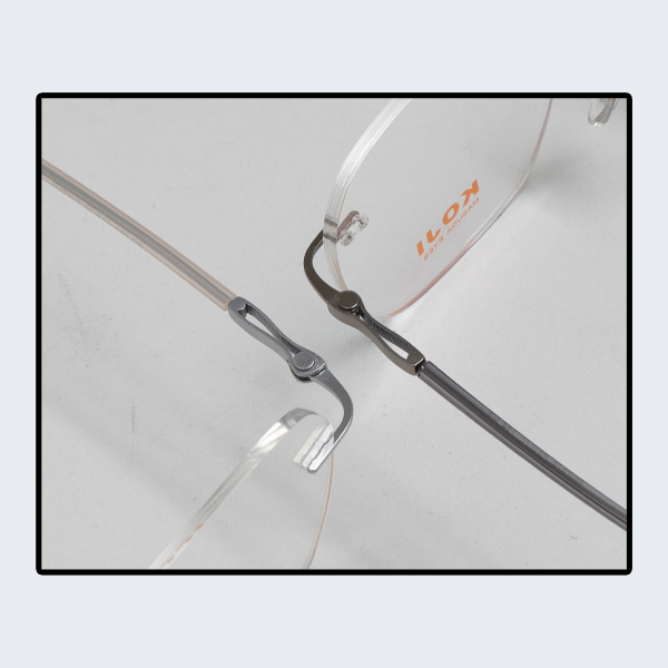 KOJI MJ2510 54-17-145 Titanium Rimless Optical Glasses Frame OEM ODM