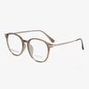 LC9107 51-18-148 Flexible Memory Titanium Retro Wide Frame Glasses