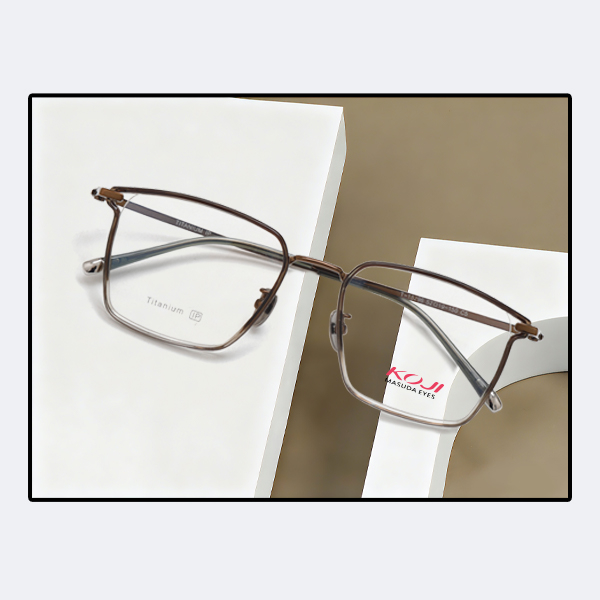 KOJI T-18296 52-19-150 Titanium Rim Optical Glasses Frame OEM ODM