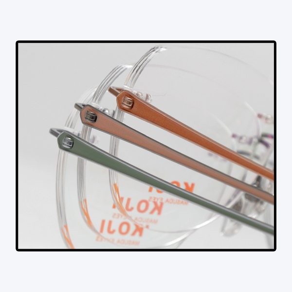 KOJI MJ2520 55-17-145 Titanium Rimless Optical Glasses Frame OEM ODM