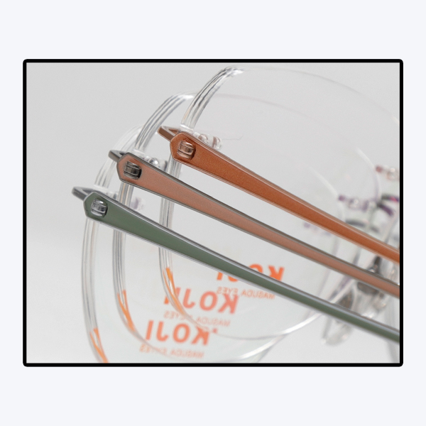 KOJI MJ2520 55-17-145 Titanium Rimless Optical Glasses Frame OEM ODM