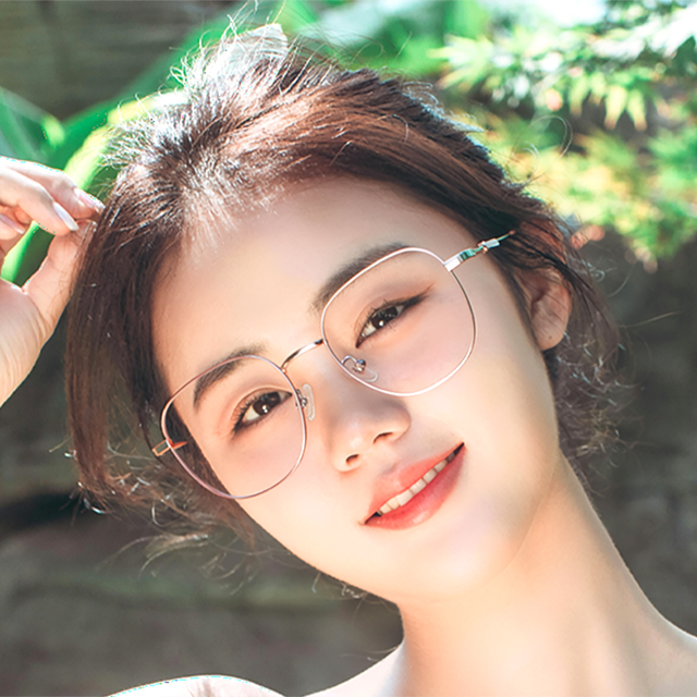 Koji Masuda 70141 51-18-142 Women's Titanium Optical Frame Laser Logo