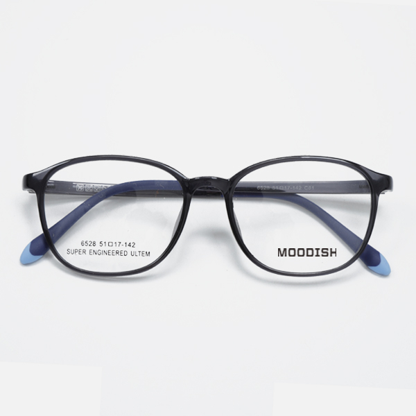 MOODISH 6528 51-17-142 ULTEM Flexible Lightweight Optical Glasses Frame OEM