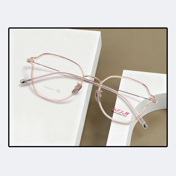 KOJI T-18297 50-18-142 Titanium Rim Optical Glasses Frame OEM ODM