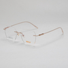 KOJI MJ2510 54-17-145 Titanium Rimless Optical Glasses Frame OEM ODM