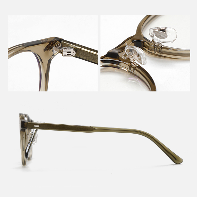 CAILIN KELIEN 81 Series Square Matte Havana Acetate Premium Optical Frame - 81112