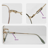 70137 53-18-142 Laser Logo Koji Masuda Women Titanium Spectacle Frames