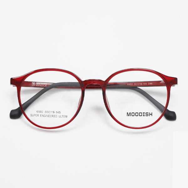 MOODISH 6502 50-19-145 ULTEM Flexible Lightweight Optical Glasses Frame OEM