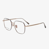 LC9106 53-18-145 Flexible Memory Titanium Retro Wide Fit Eyeglasses