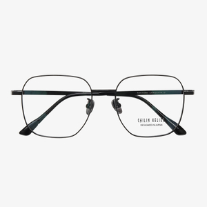LC9106 53-18-145 Flexible Memory Titanium Retro Wide Fit Eyeglasses