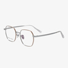LC9103 51-18-145 Memory Titanium Wide-Leg Retro Glasses