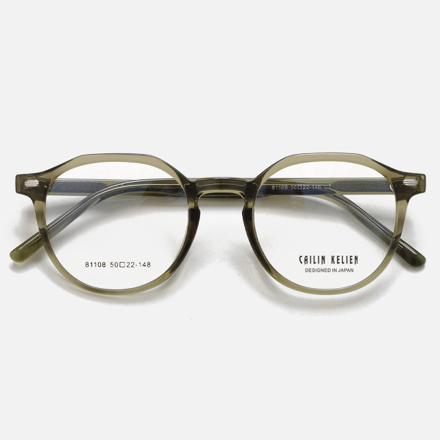 CAILIN KELIEN 81 Series Aviator Clear Acetate Lightweight Optical Frame - 81108