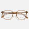 CAILIN KELIEN 81 Series Oval Translucent Amber Acetate Trendy Optical Frame - 81113