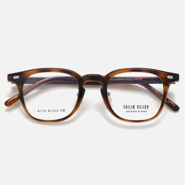 CAILN KELIEN 81 Series Rectangle Black Acetate Designer Optical Frame - 81116