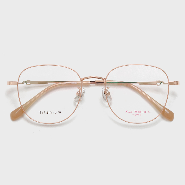Koji Masuda 70141 51-18-142 Women's Titanium Optical Frame Laser Logo