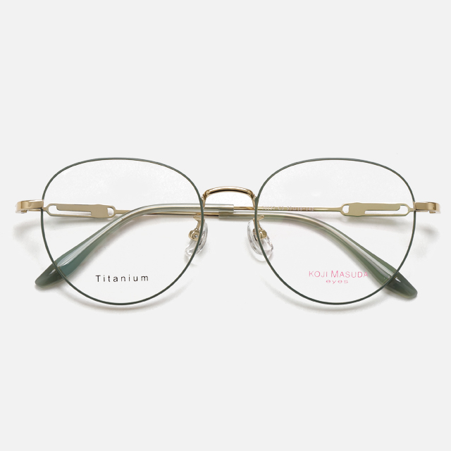 70137 53-18-142 Laser Logo Koji Masuda Women Titanium Spectacle Frames