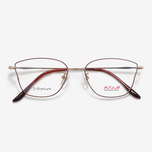 KOJI 90212 53-17-142 Women's Cat Eye β-Titanium Glasses Frame OEM