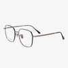 LC9106 53-18-145 Flexible Memory Titanium Retro Wide Fit Eyeglasses