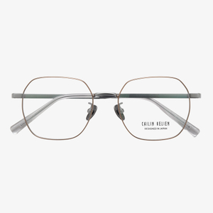 LC9103 51-18-145 Memory Titanium Wide-Leg Retro Glasses