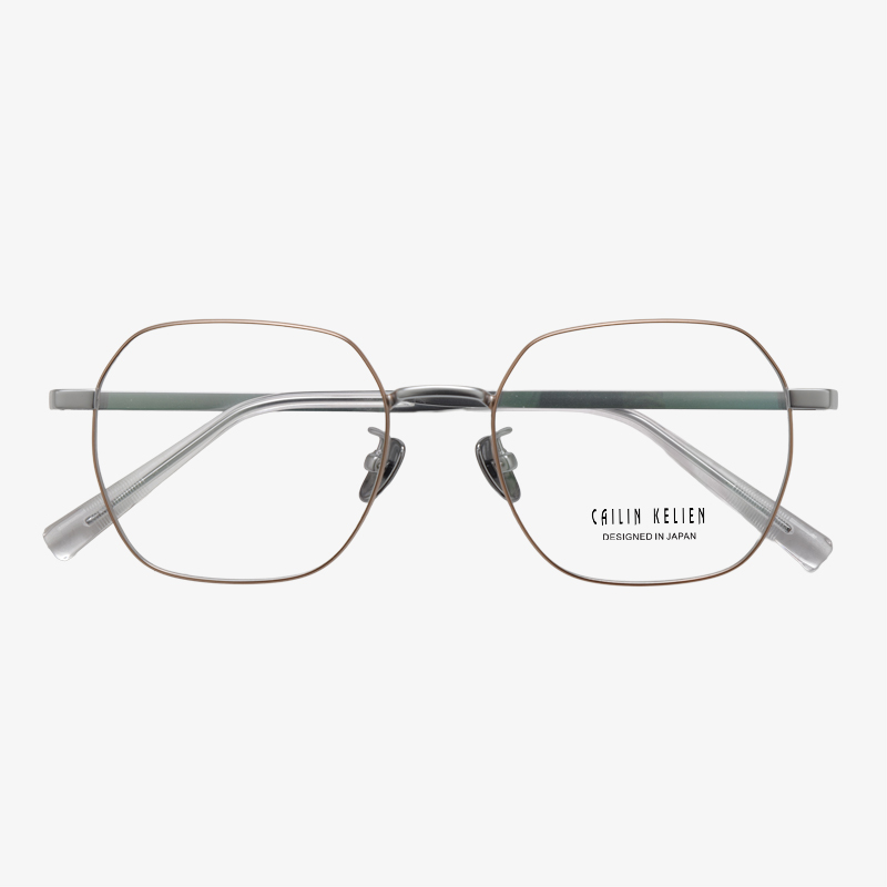 LC9103 51-18-145 Memory Titanium Wide-Leg Retro Glasses