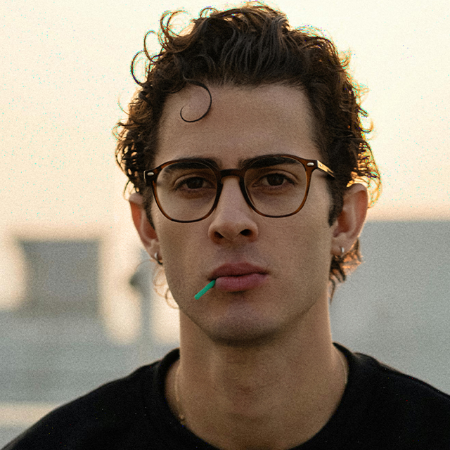 CAILIN KELIEN 81 Series Keyhole Navy Blue Acetate Unique Optical Frame - 81102