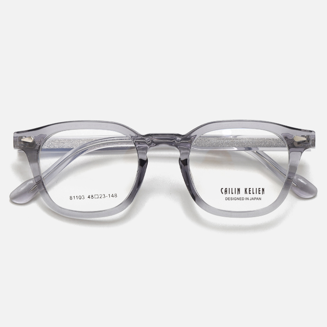 CAILIN KELIEN 81 Series Shield Champagne Acetate Luxury Optical Frame - 81103