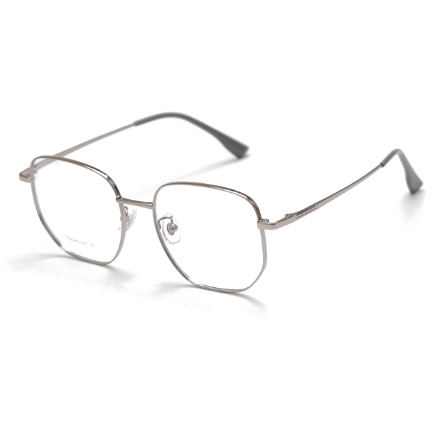 MOODISH MO7667 55-18-145 Oversized Retro β-Titanium Frame IP Two-Tone Plating