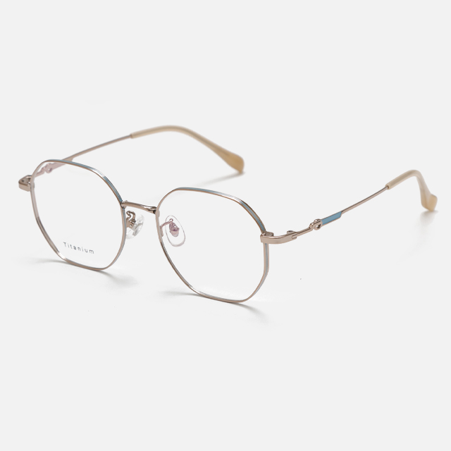 70140 52-18-142 Laser Logo Ultra Light Koji Masuda Women Titanium Glasses Frames