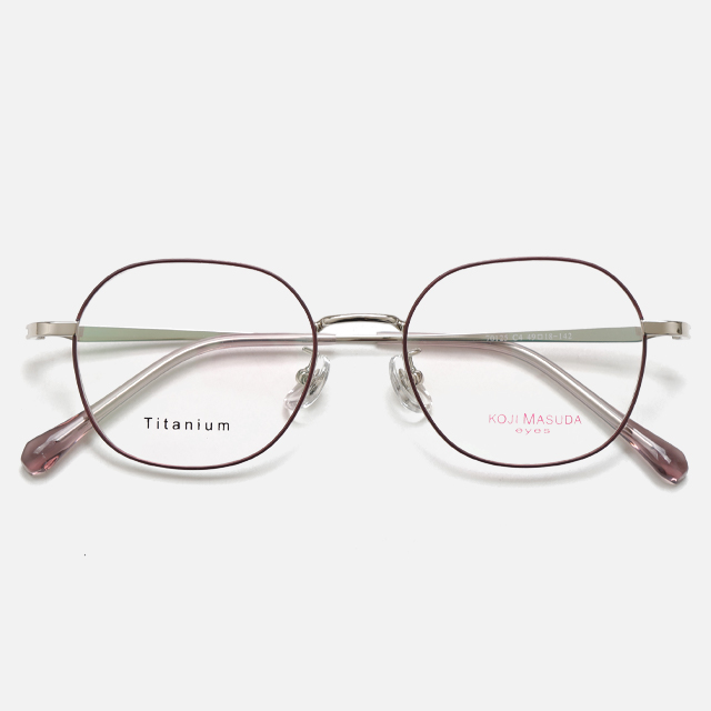 Koji Masuda 70125 49-18-142 Women Titanium Glasses Frame with Laser Logo