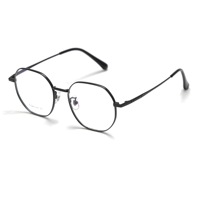 MOODISH MO7657 51-18-145 Retro β-Titanium Glasses Frame IP Two-Tone Plating