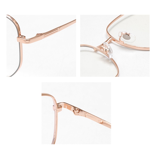 MOODISH MO7667 55-18-145 Oversized Retro β-Titanium Frame IP Two-Tone Plating