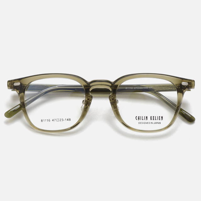 CAILN KELIEN 81 Series Rectangle Black Acetate Designer Optical Frame - 81116