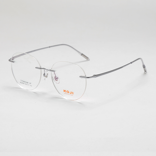 KOJI MJ2528 53-17-145 Titanium Rimless Optical Glasses Frame OEM ODM