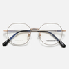 MOODISH MO7657 51-18-145 Retro β-Titanium Glasses Frame IP Two-Tone Plating