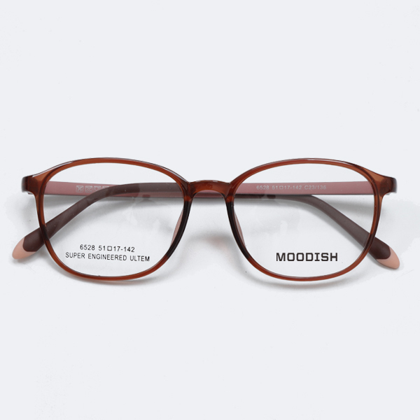 MOODISH 6528 51-17-142 ULTEM Flexible Lightweight Optical Glasses Frame OEM