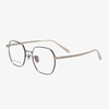 LC9103 51-18-145 Memory Titanium Wide-Leg Retro Glasses