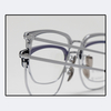 KOJI P99162 51-18-148 Titanium Browline Glasses Frame OEM ODM