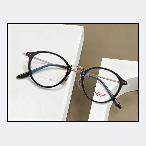 KOJI T-18276 46-21-145 Titanium Rim Optical Glasses Frame OEM ODM